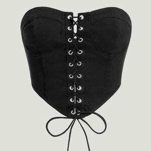 Lace Up Bustier Tube top